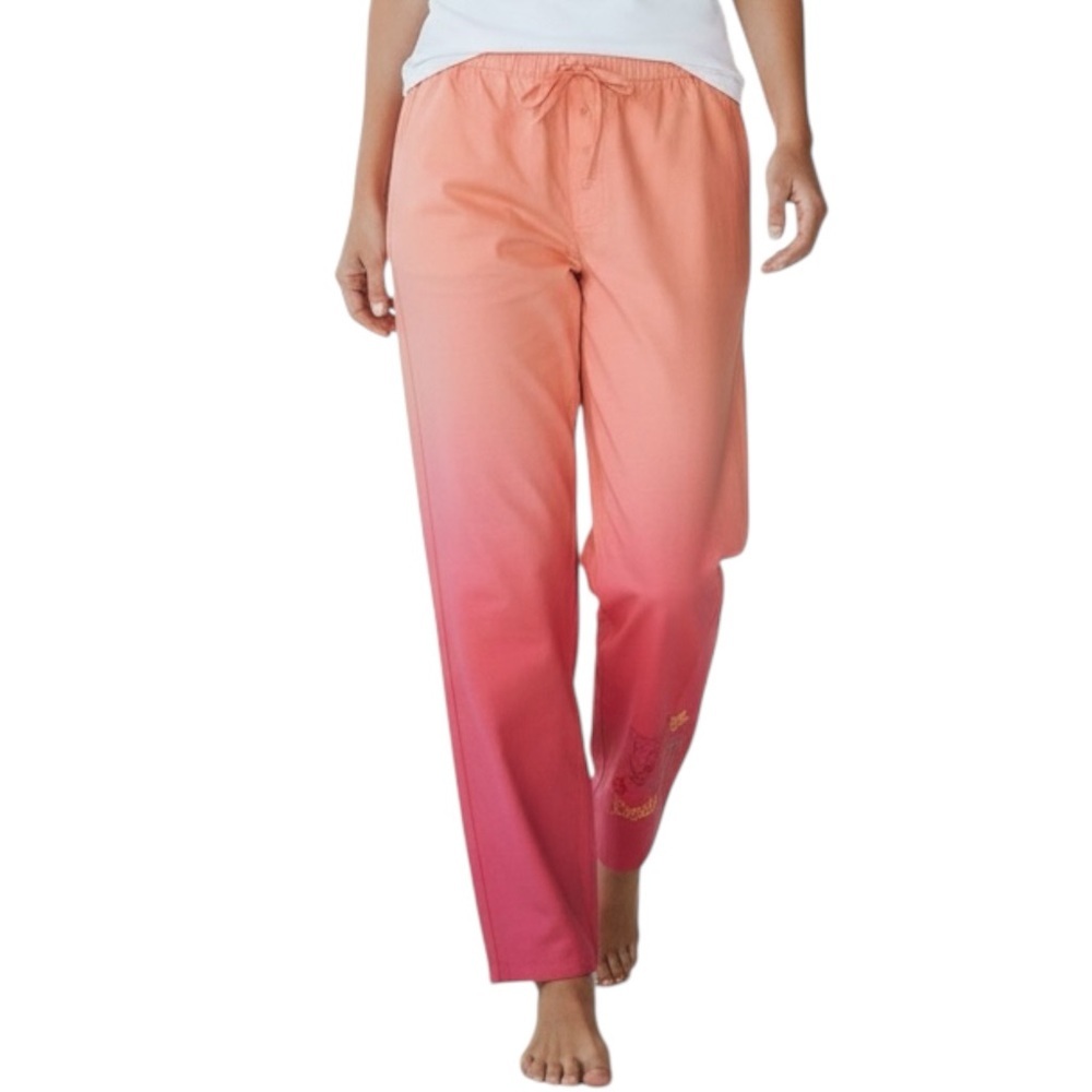 DISNEY Bambi Cotton Ombre Pink PJ/Lounging Pants Size Large — SUPER COMFY!